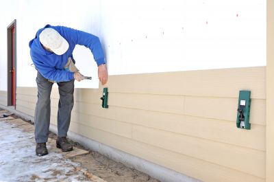Fiber Cement Siding on a Residential Building